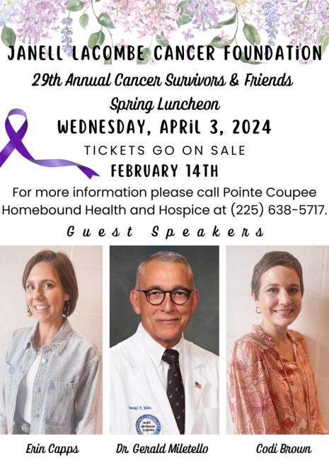  29th Annual Cancer Survivors Luncheon